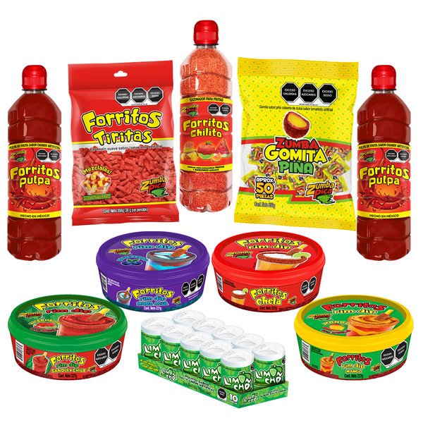 Paquete bebidas y botanas